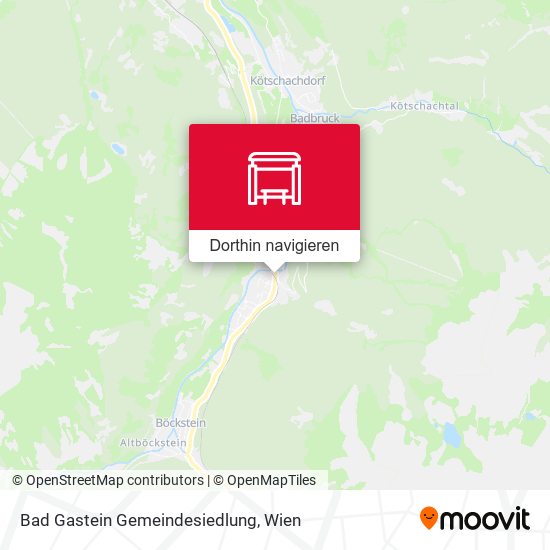 Bad Gastein Gemeindesiedlung Karte