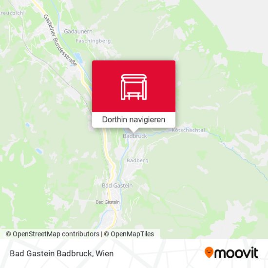 Bad Gastein Badbruck Karte