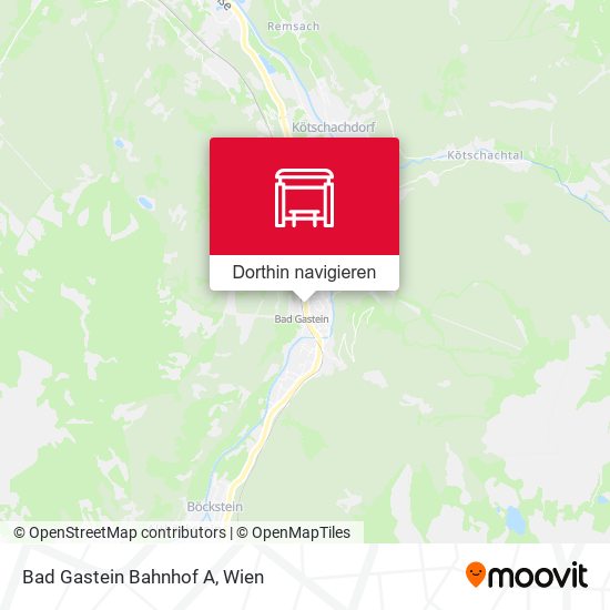 Bad Gastein Bahnhof A Karte