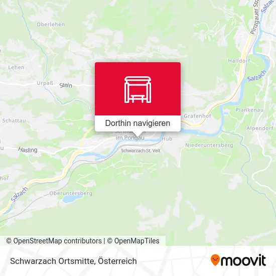 Schwarzach Ortsmitte Karte