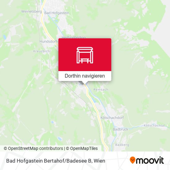 Bad Hofgastein Bertahof / Badesee B Karte