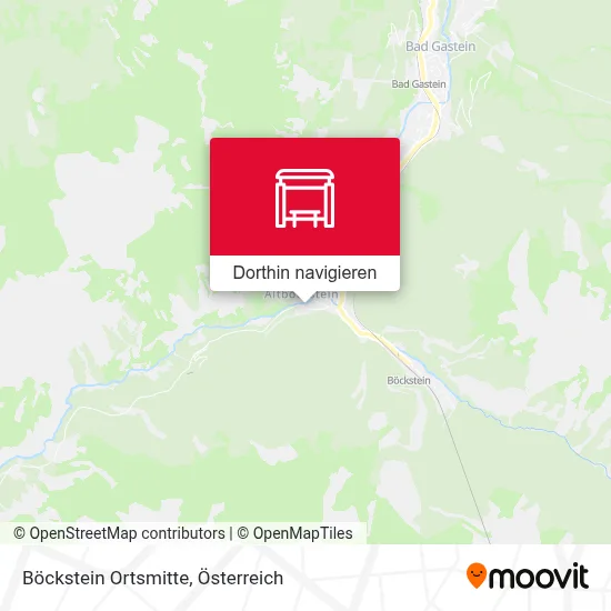 Böckstein Ortsmitte Karte