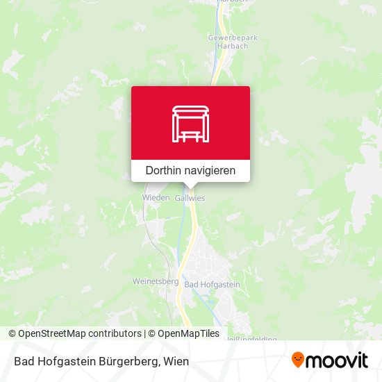 Bad Hofgastein Bürgerberg Karte