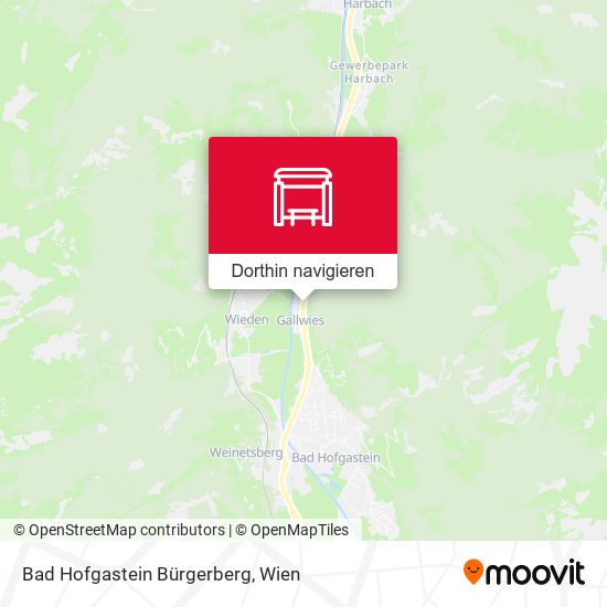 Bad Hofgastein Bürgerberg Karte