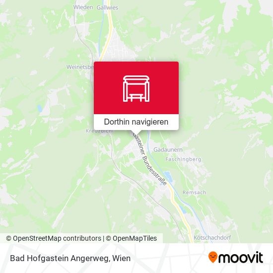 Bad Hofgastein Angerweg Karte