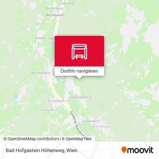 Bad Hofgastein Höhenweg Karte