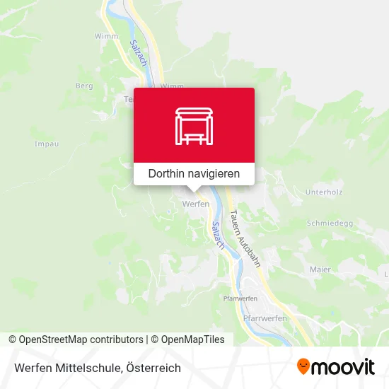 Werfen Mittelschule Karte