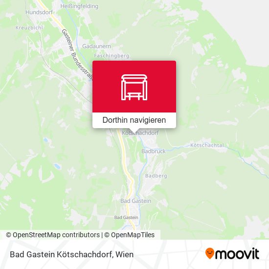 Bad Gastein Kötschachdorf Karte