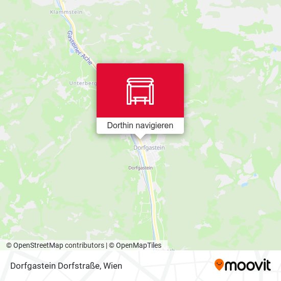 Dorfgastein Dorfstraße Karte