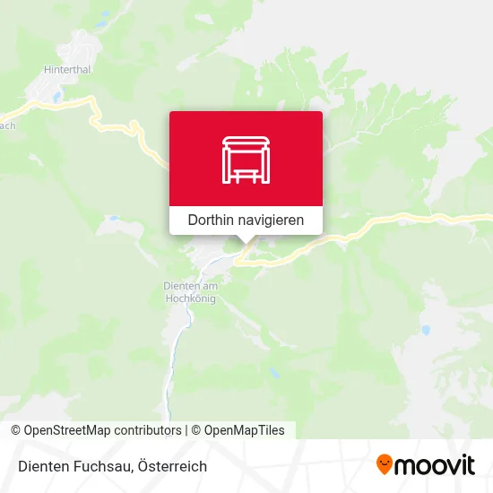 Dienten Fuchsau Karte