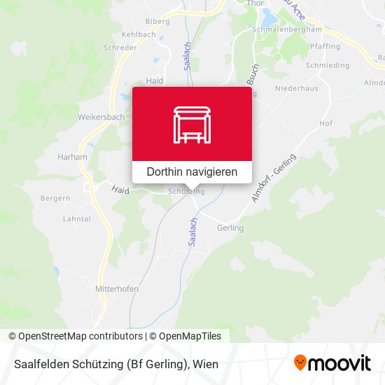 Saalfelden Schützing (Bf Gerling) Karte