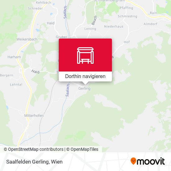 Saalfelden Gerling Karte