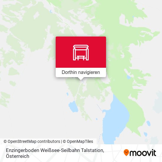 Enzingerboden Weißsee-Seilbahn Talstation Karte