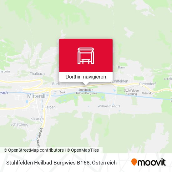 Stuhlfelden Heilbad Burgwies B168 Karte