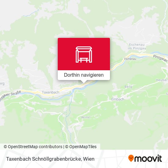 Taxenbach Schnöllgrabenbrücke Karte