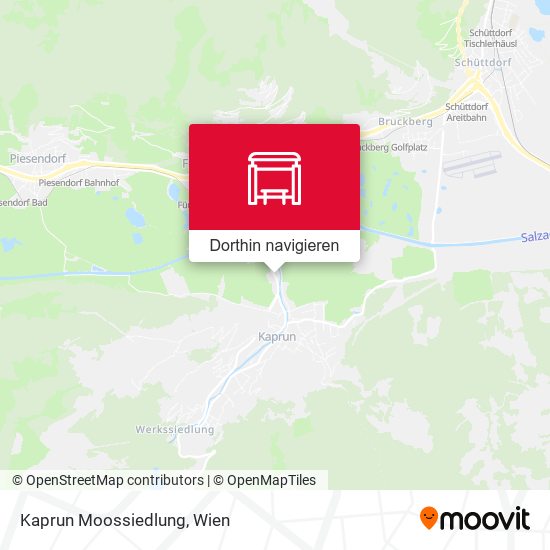 Kaprun Moossiedlung Karte