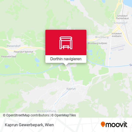 Kaprun Gewerbepark Karte