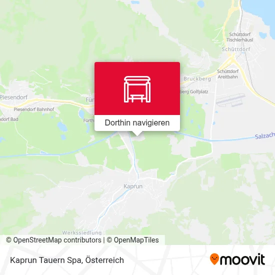 Kaprun Tauern Spa Karte