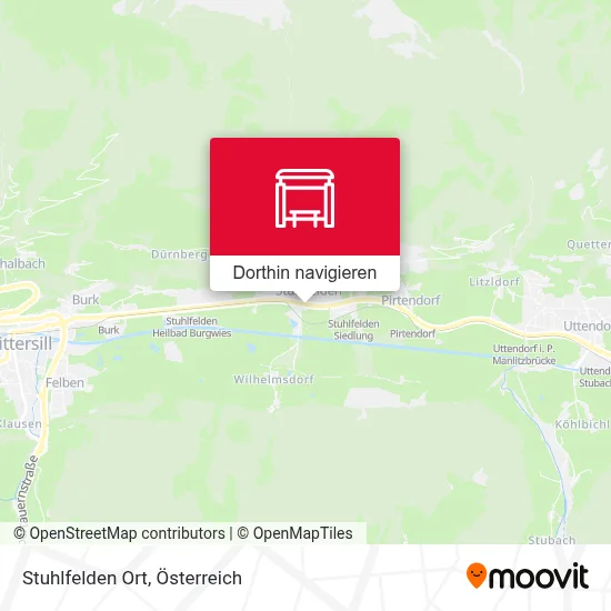 Stuhlfelden Ort Karte