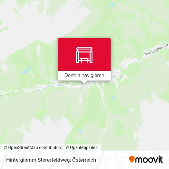 Hinterglemm Stererfeldweg Karte