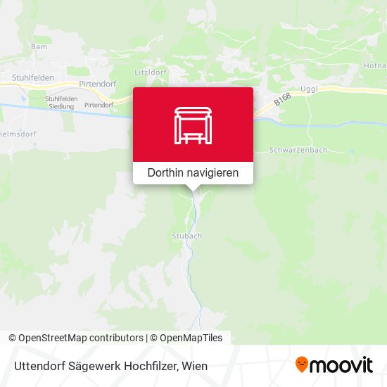Uttendorf Sägewerk Hochfilzer Karte