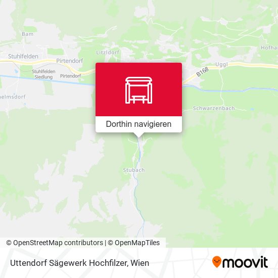 Uttendorf Sägewerk Hochfilzer Karte