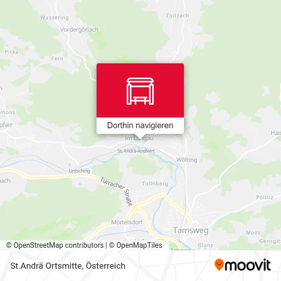 St.Andrä Ortsmitte Karte