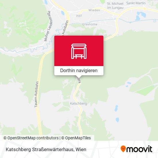 Katschberg Straßenwärterhaus Karte