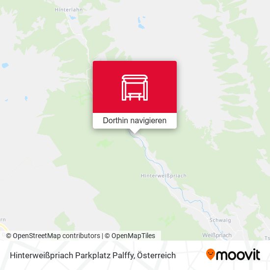 Hinterweißpriach Parkplatz Palffy Karte