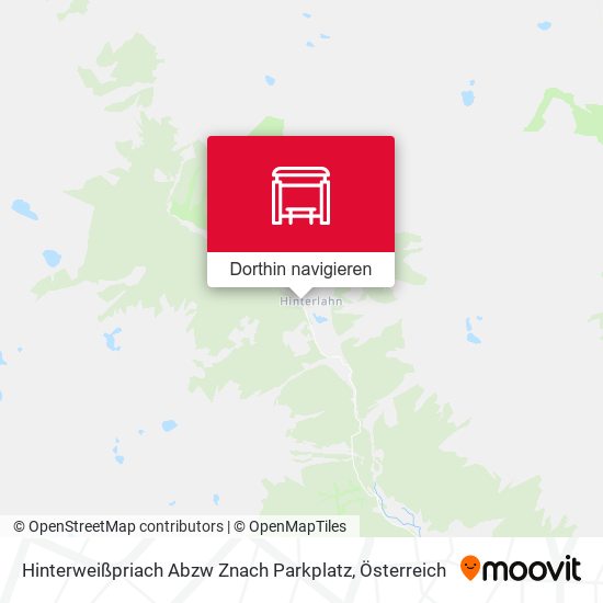 Hinterweißpriach Abzw Znach Parkplatz Karte