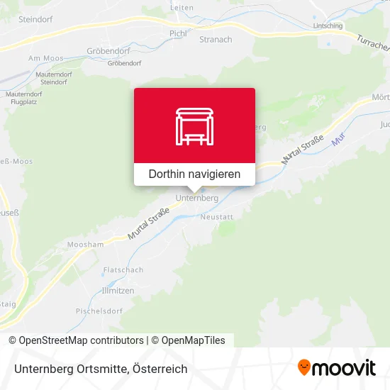 Unternberg Ortsmitte Karte