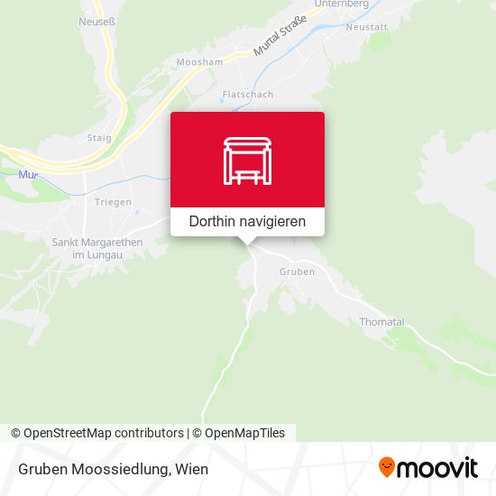 Gruben Moossiedlung Karte