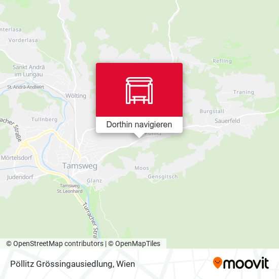 Pöllitz Grössingausiedlung Karte