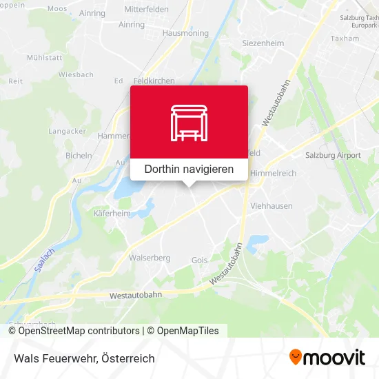 Wals Feuerwehr Karte