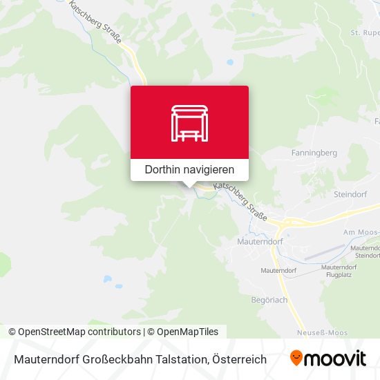 Mauterndorf Großeckbahn Talstation Karte