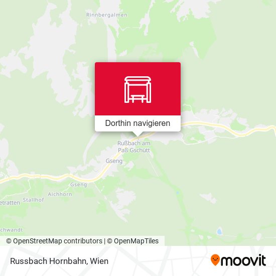 Russbach Hornbahn Karte