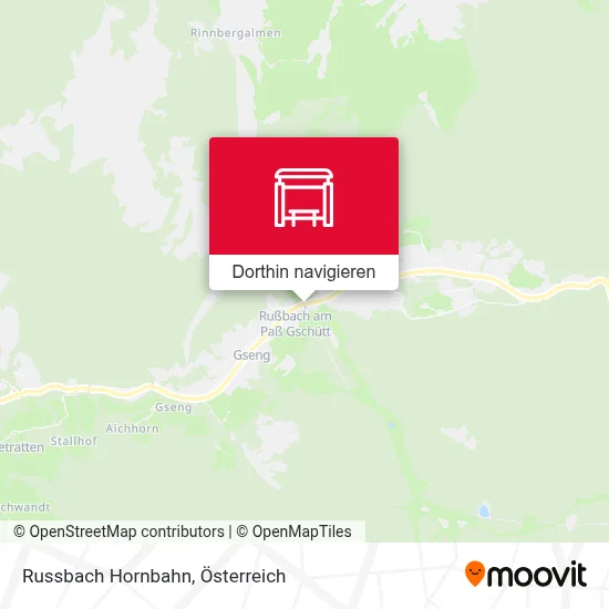 Russbach Hornbahn Karte