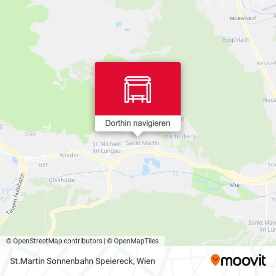 St.Martin Sonnenbahn Speiereck Karte
