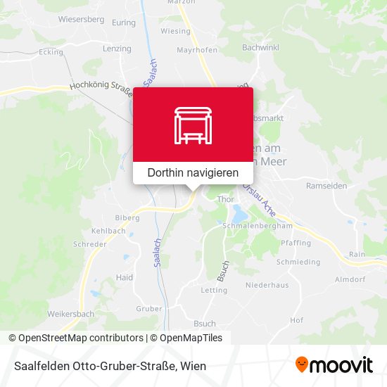 Saalfelden Otto-Gruber-Straße Karte