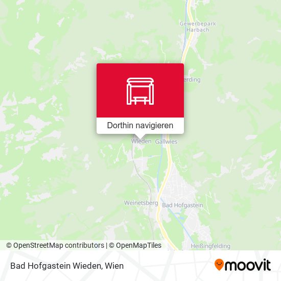 Bad Hofgastein Wieden Karte