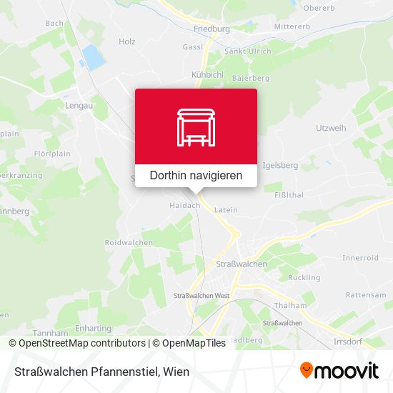 Straßwalchen Pfannenstiel Karte