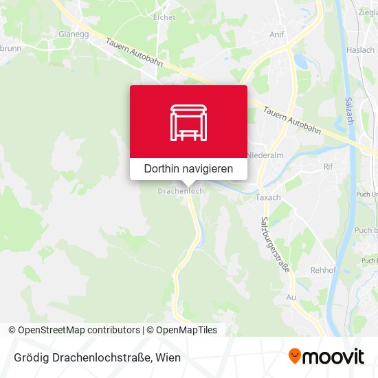 Grödig Drachenlochstraße Karte