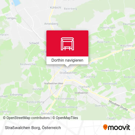 Straßwalchen Borg Karte