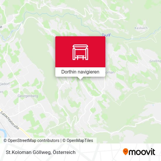 St.Koloman Göllweg Karte