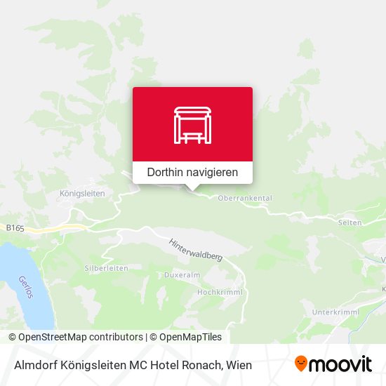 Almdorf Königsleiten MC Hotel Ronach Karte