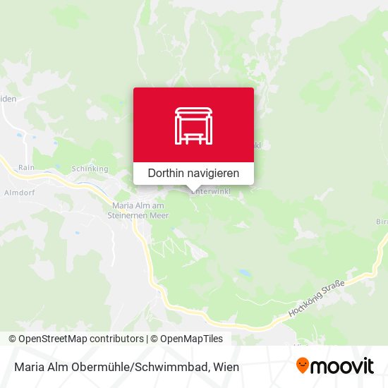 Maria Alm Obermühle/Schwimmbad Karte