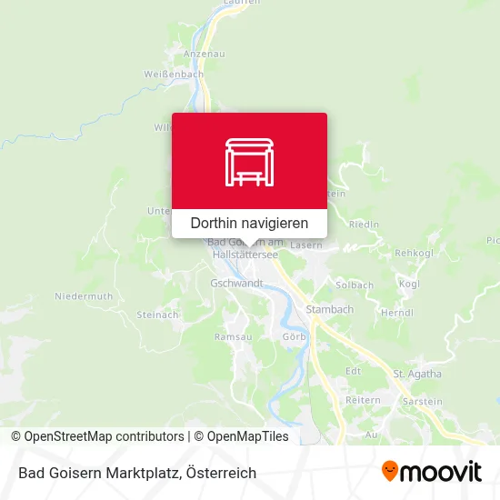 Bad Goisern Marktplatz Karte