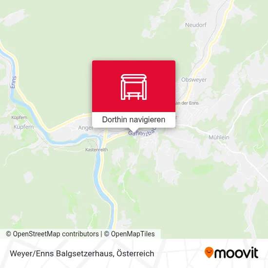 Weyer/Enns Balgsetzerhaus Karte