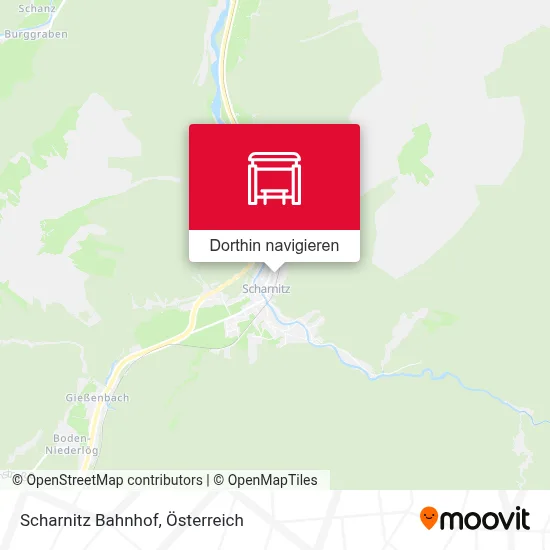 Scharnitz Bahnhof Karte