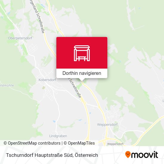 Tschurndorf Hauptstraße Süd Karte